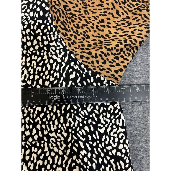 Oddy Animal Print Leopard Print Blouse Sz Small Mob Wife Boho Chic Edgy Eclectic - Picture 7 of 8